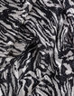 Women's ivory zebra lurex print blouse-5