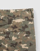 Khaki Jungen-Battle-Bermudas mit Flecktarn-Pixel-Motiv-3