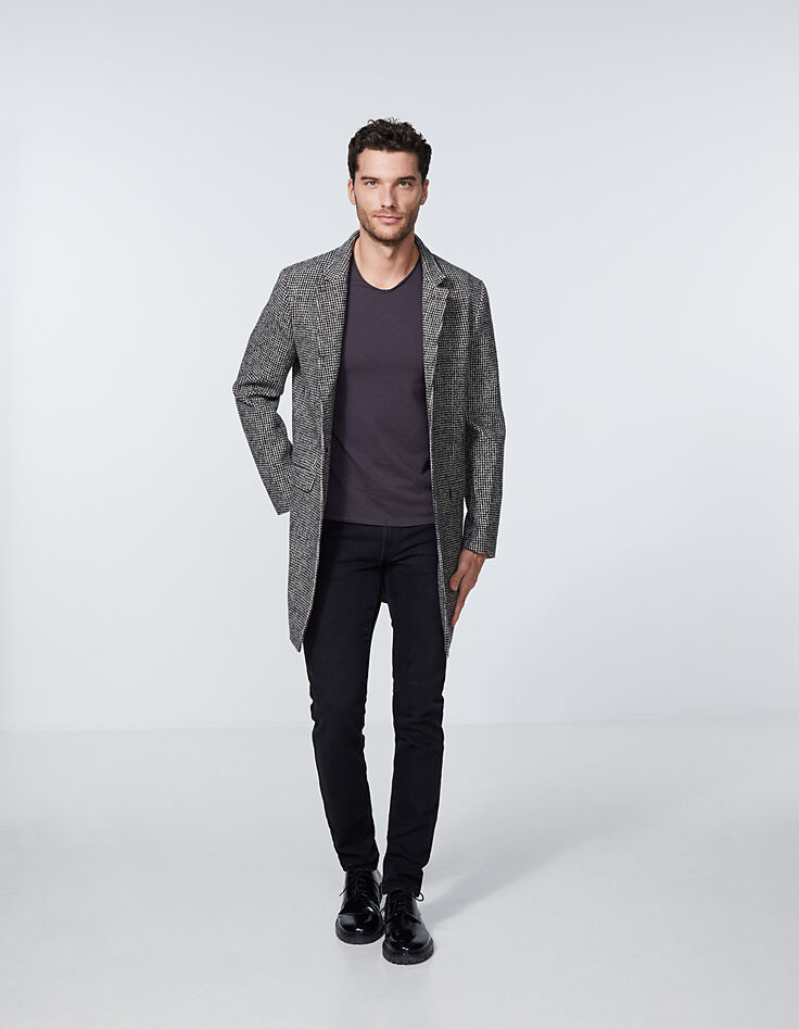 Men’s anthracite checked coat-6