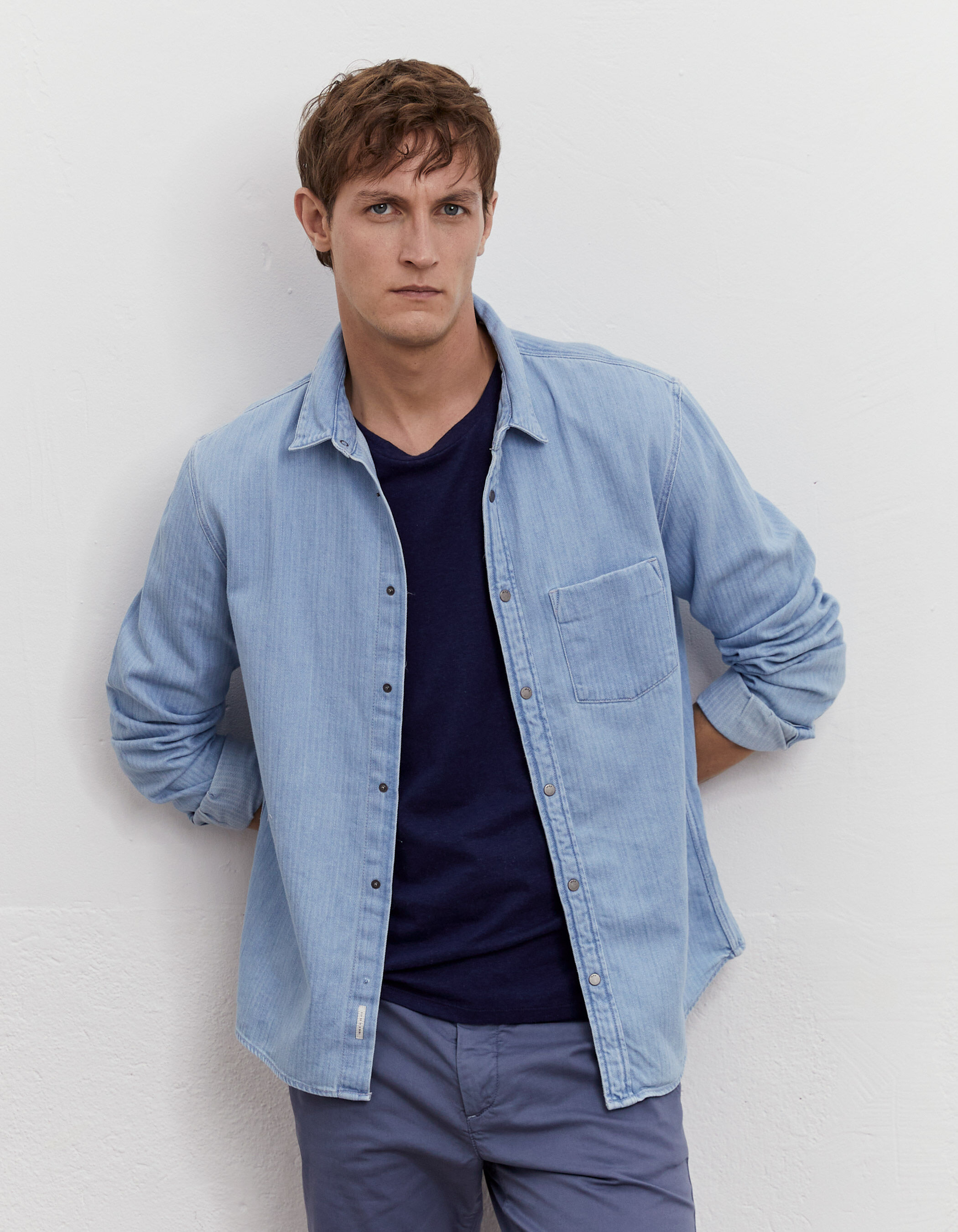 Chemise en denim EASY ciel Homme