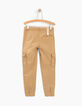 Pantalon battle camel avec bas élastiqués garçon -3