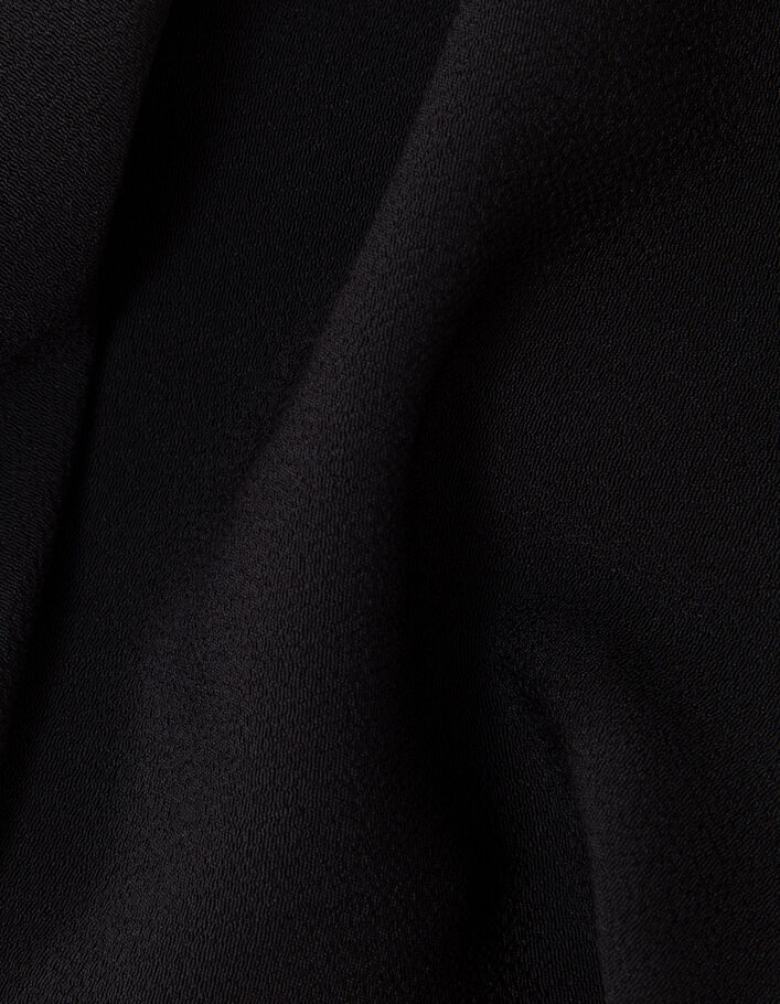 Camisa negra LENZING™ ECOVERO™ detalles leo rock Mujer - IKKS