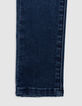 Blaue Jungen-Upcycling-SLIM-Jeans mit Prägemotiven-5