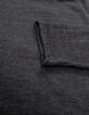 Men's anthracite turtleneck knit sweater-5
