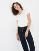 Tee-shirt blanc cassé à message I.Code-5