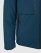 Men’s teal blue WATERPROOF padded jacket-4