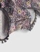 Parma Babymädchen-Kombishorts, Ecovero®, Pflanzen-Print-6