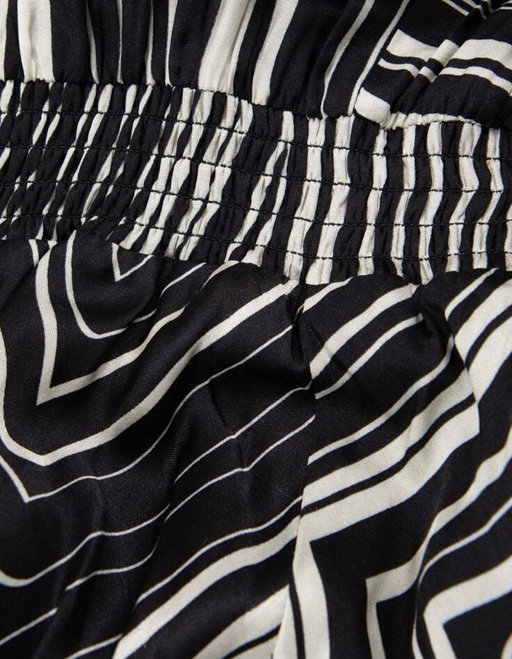 Pure Edition-Vestido largo Art Déco negro para mujer-8