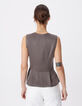 Lyocell&reg; grijs mouwloos damesvest-4