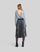 Midirok silver plissé Dames-4