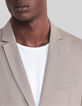 Men’s beige TRAVEL SUIT suit jacket-4