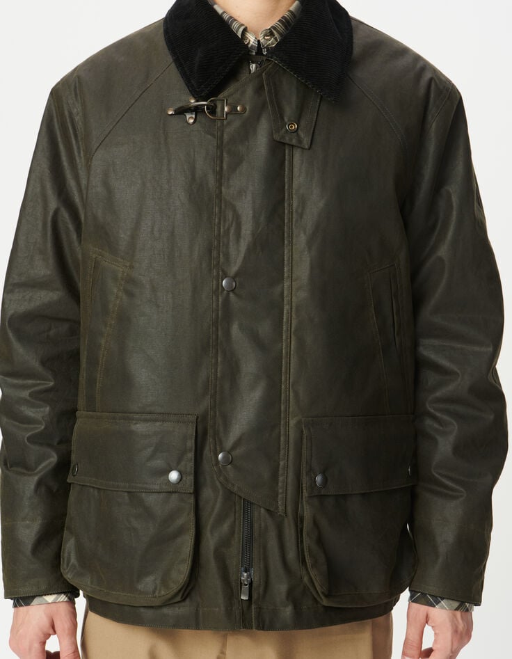 Herrenparka aus gewachstem Stoff-2 Herrenparka aus gewachstem Stoff-2