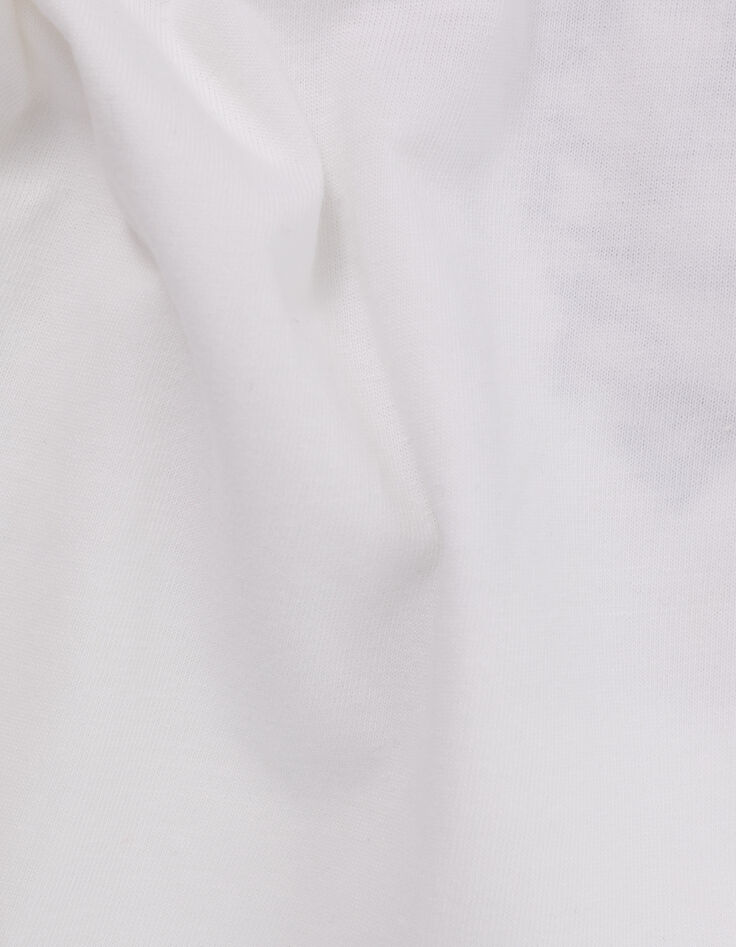 T-shirt blanc visuel lion garçon-7