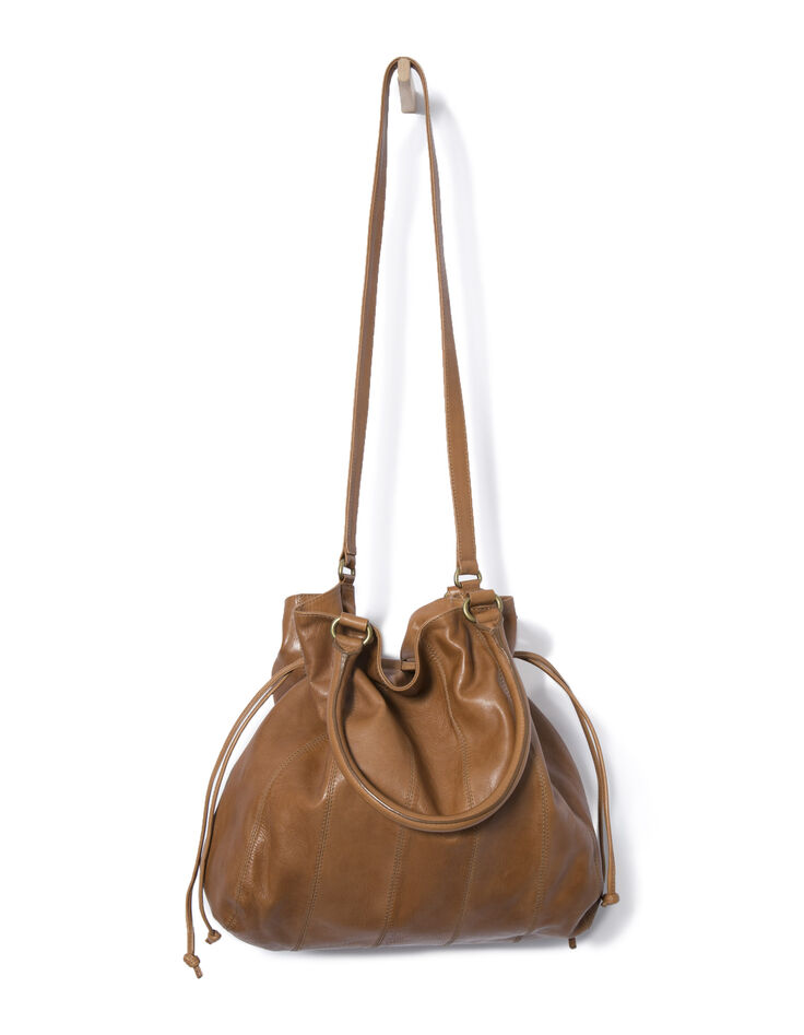 Sac en cuir camel femme-6