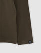 T-shirt kaki bio skateur pont de Brooklyn gar&ccedil;on-5