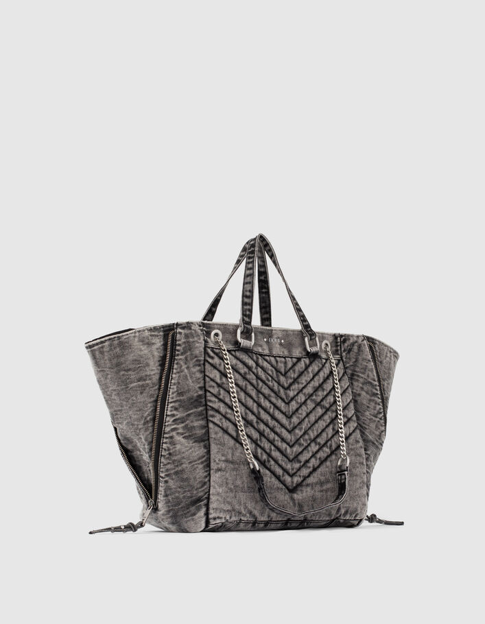 Shopper DE 1440 DENIM visgraatdoorstikking dames-2