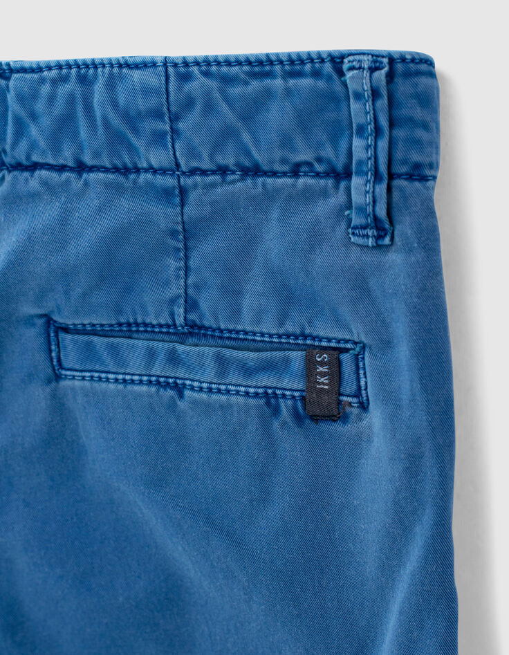Jungen-Bermudas in Washed-Optik in Medium Blue -6