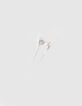 Pendientes rayo y cadena rock mujer-3