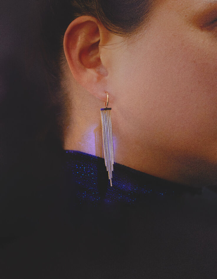Women's tassel earrings-5