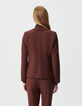 Women&rsquo;s brown suit jacket-3