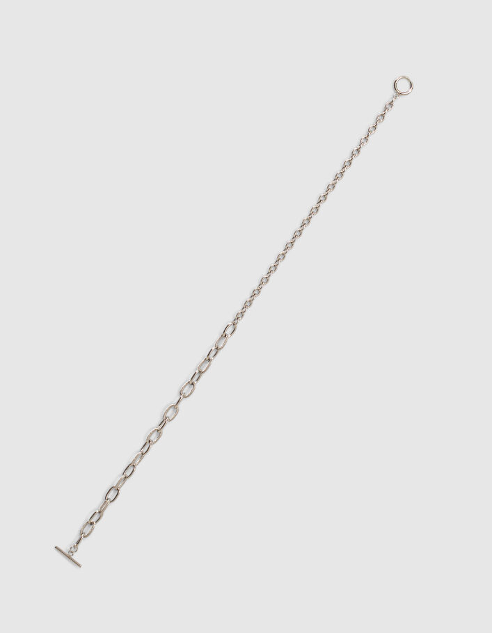 Women’s mixed chain rock necklace-3