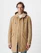 Beige Kapuzenmantel esprit Dufflecoat Herren-2