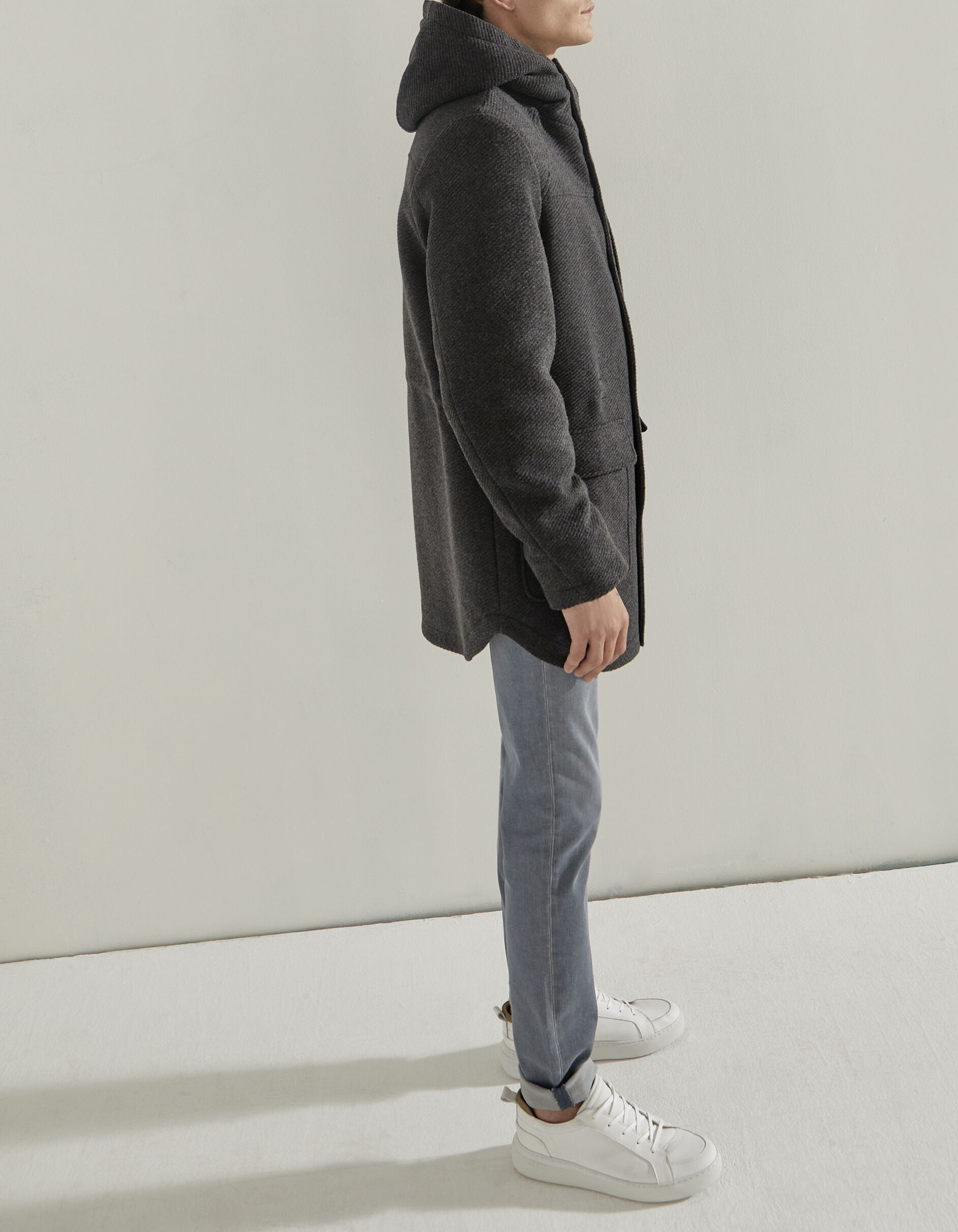 Manteau gris anthracite homme clearance