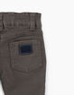 Pantalón verde army punto knitlook bebé niño -5