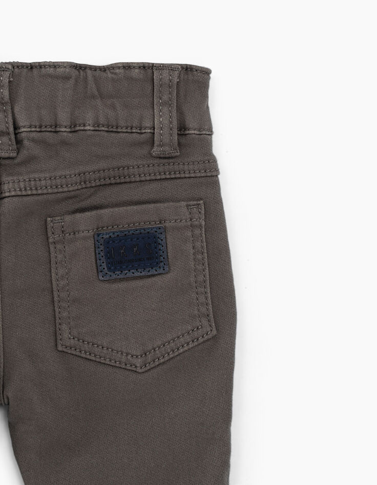 Pantalón verde army punto knitlook bebé niño -5