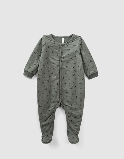 Lichtkaki pyjama rockprint biokatoen baby’s - IKKS