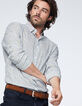 Chemise SLIM blanc cassé tissu Liberty micro-fleurs Homme-1