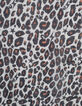 Carré fin imprimé léopard pompons femme-4
