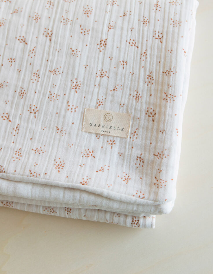 Couverture miel gaze de coton bio été GABRIELLE PARIS-2 Couverture miel gaze de coton bio été GABRIELLE PARIS-2