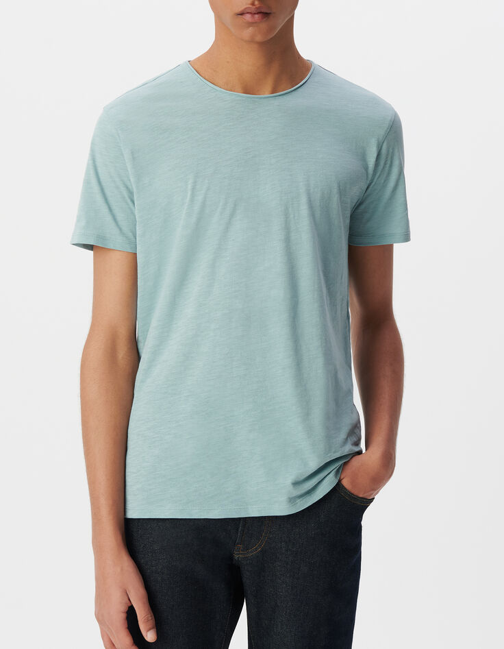 T-shirt L'Essentiel horizon coton bio col rond Homme-5