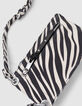 Telefoonhoes 111 ecru canvas zebrapatroon Dames-7