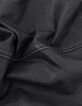 Schwarze Bikerjacke aus gewaschenem Leder mit Reißverschlusstaschen Damen-7