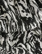 Women's ivory lurex zebra print dress-7