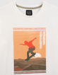 T-shirt blanc bio visuel skateur gar&ccedil;on-3