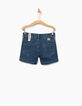 Short en jean stone blue et léopard fille-4