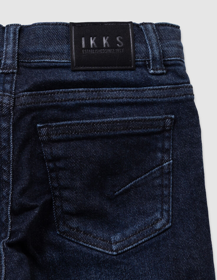 Boys’ raw blue straight jeans-7