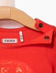 Koraal T-shirt babymeisjes-4