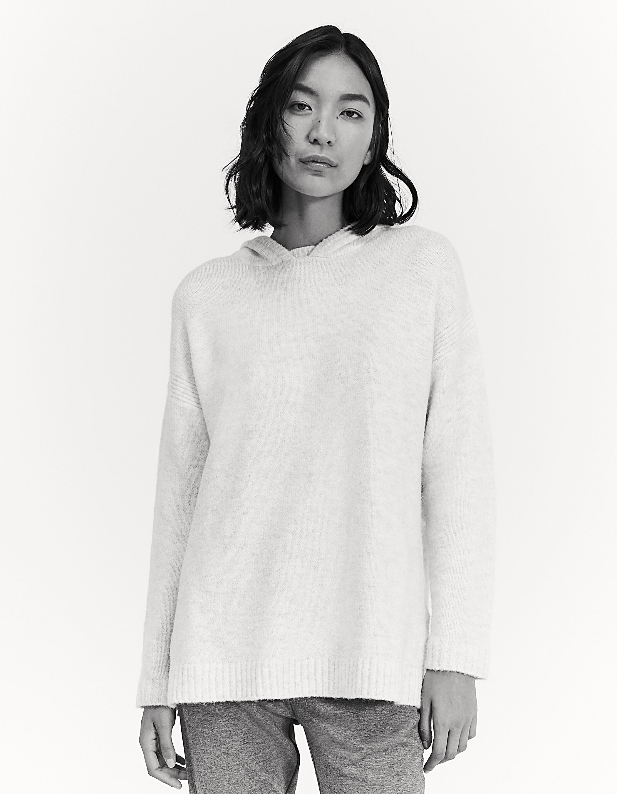 Pull maille mousseuse femme outlet