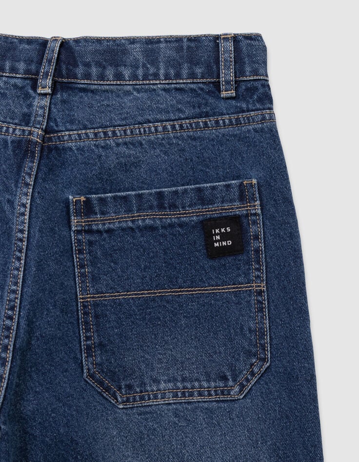 Boys’ blue carpenter-style loose jeans-8 Boys’ blue carpenter-style loose jeans-8