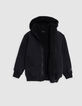 Jungen-Strickjacke, Schwarz, Stick und Nieten hinten-4