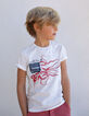 Camiseta blanco roto con pulpo niño -1