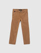 Boys’ camel chinos-1