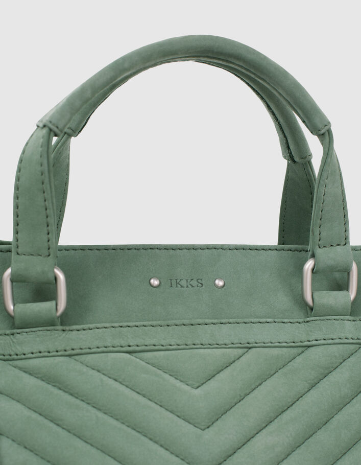 Women’s almond green PASTEL MEDIUM 1440 tote bag - IKKS