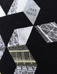 Zwart gedestructureerd T-shirt in biokatoen voor jongens-6