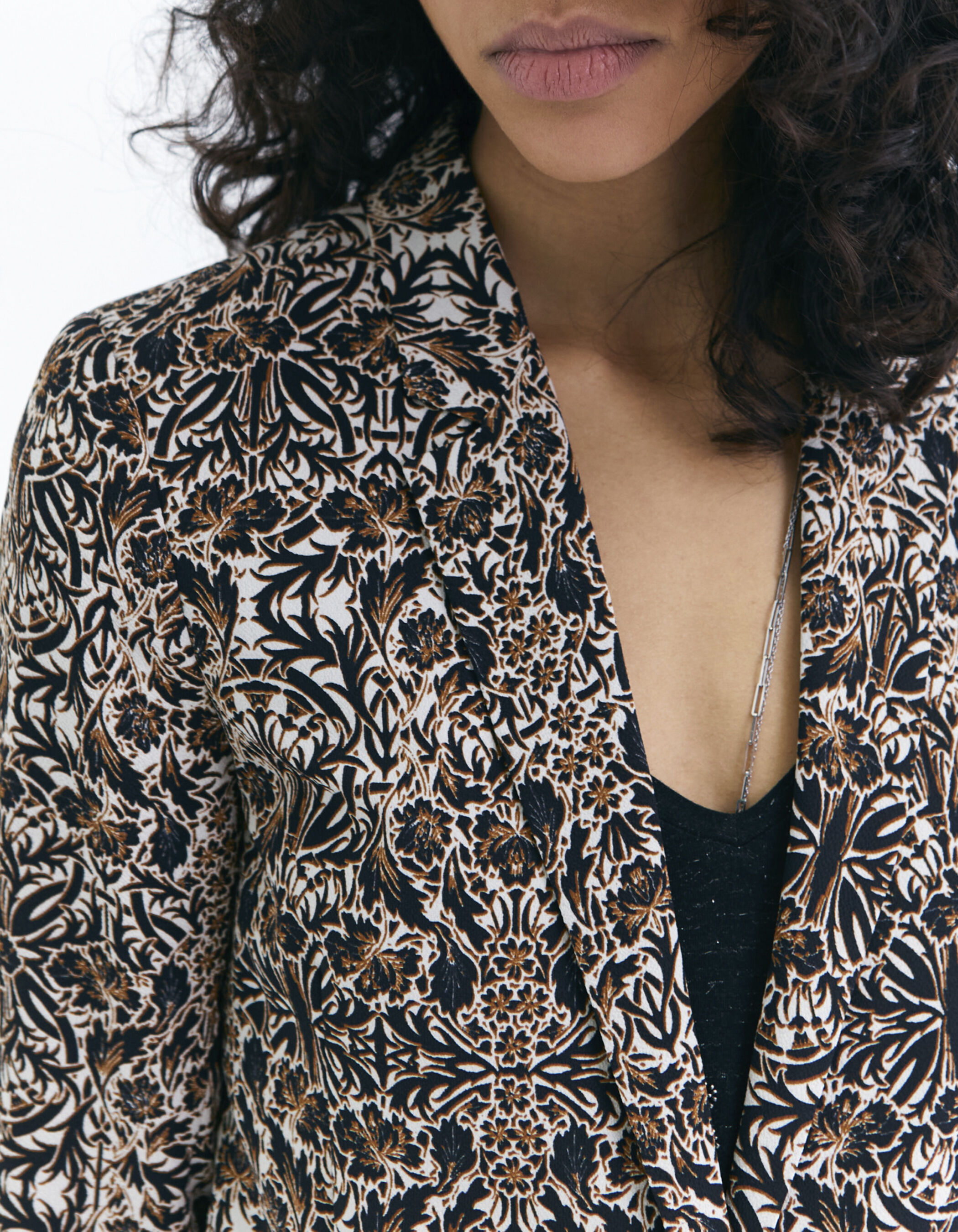 Veste tailleur marron discount