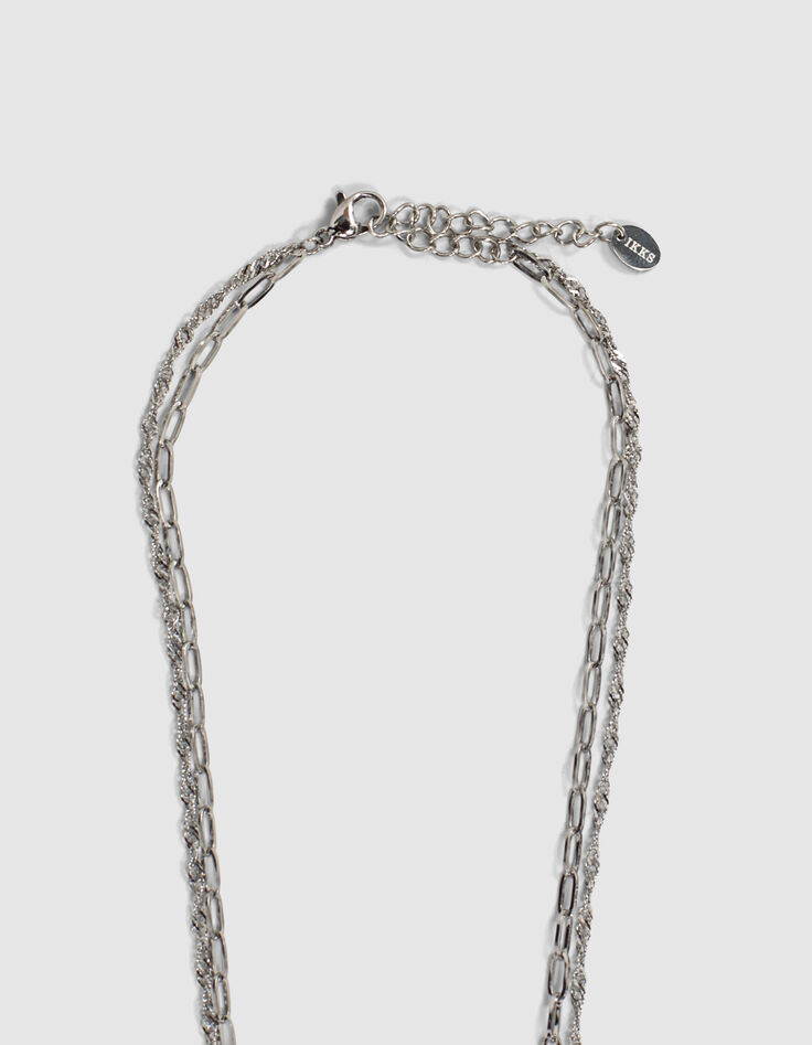 Doppelte Damenhalskette mit Talisman-Anh&auml;nger IKKS-3